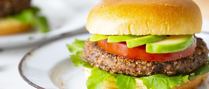 Single Grilled Veggie Burger 