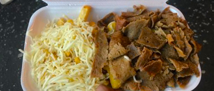 Chips, Doner & Cheese  Small 