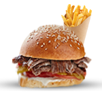 1/4 Pounder With Donner Meat Supper 