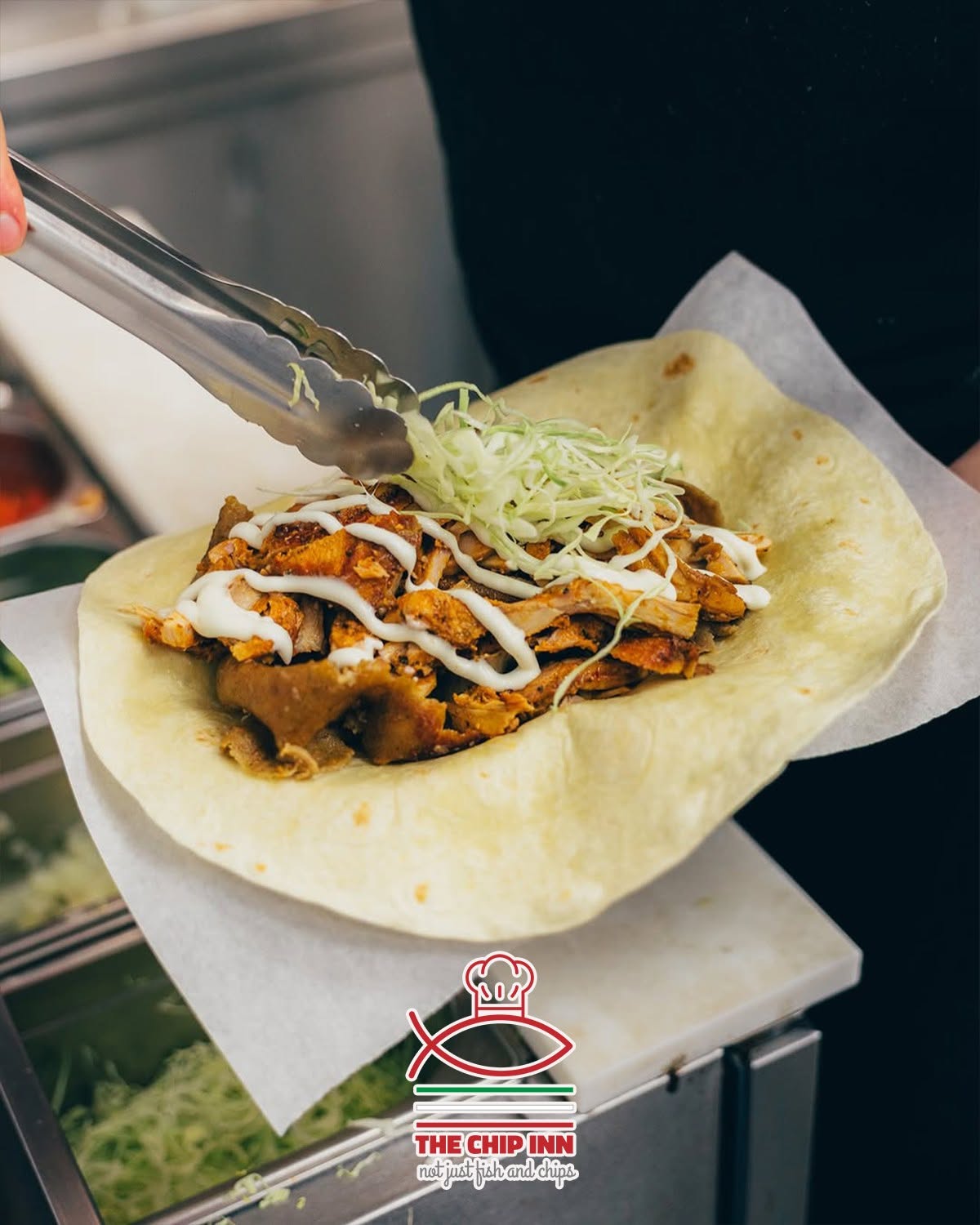 The Chip Inn Edinburgh Loaded Doner Wrap